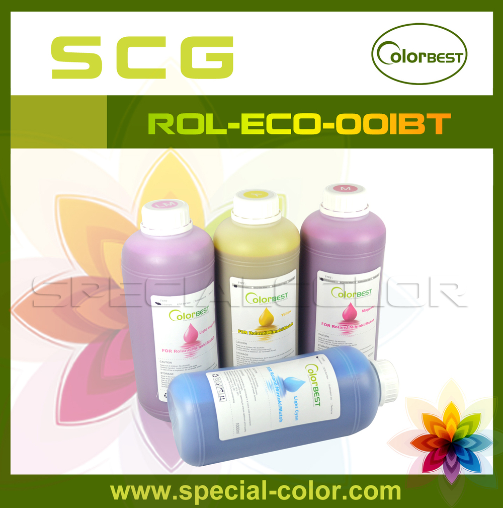 1000ml eco solvent ink for outdoor printing machine.roland.mimaki.mutoh