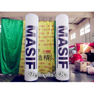 Customized White Printing Inflatable Column with Logo for Advertisement Manufactures