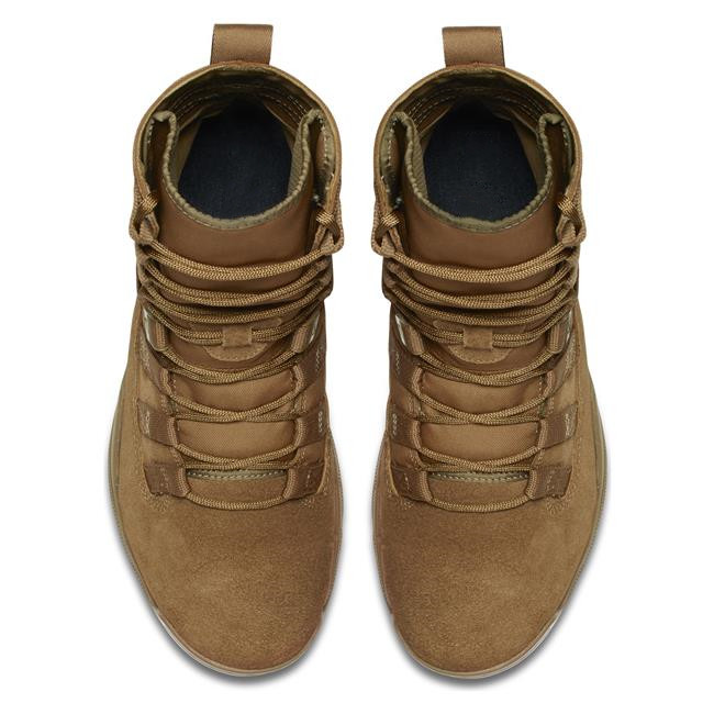 Phylon Midsole Coyote Brown Tactical Boots For Men Textured Arch OEM