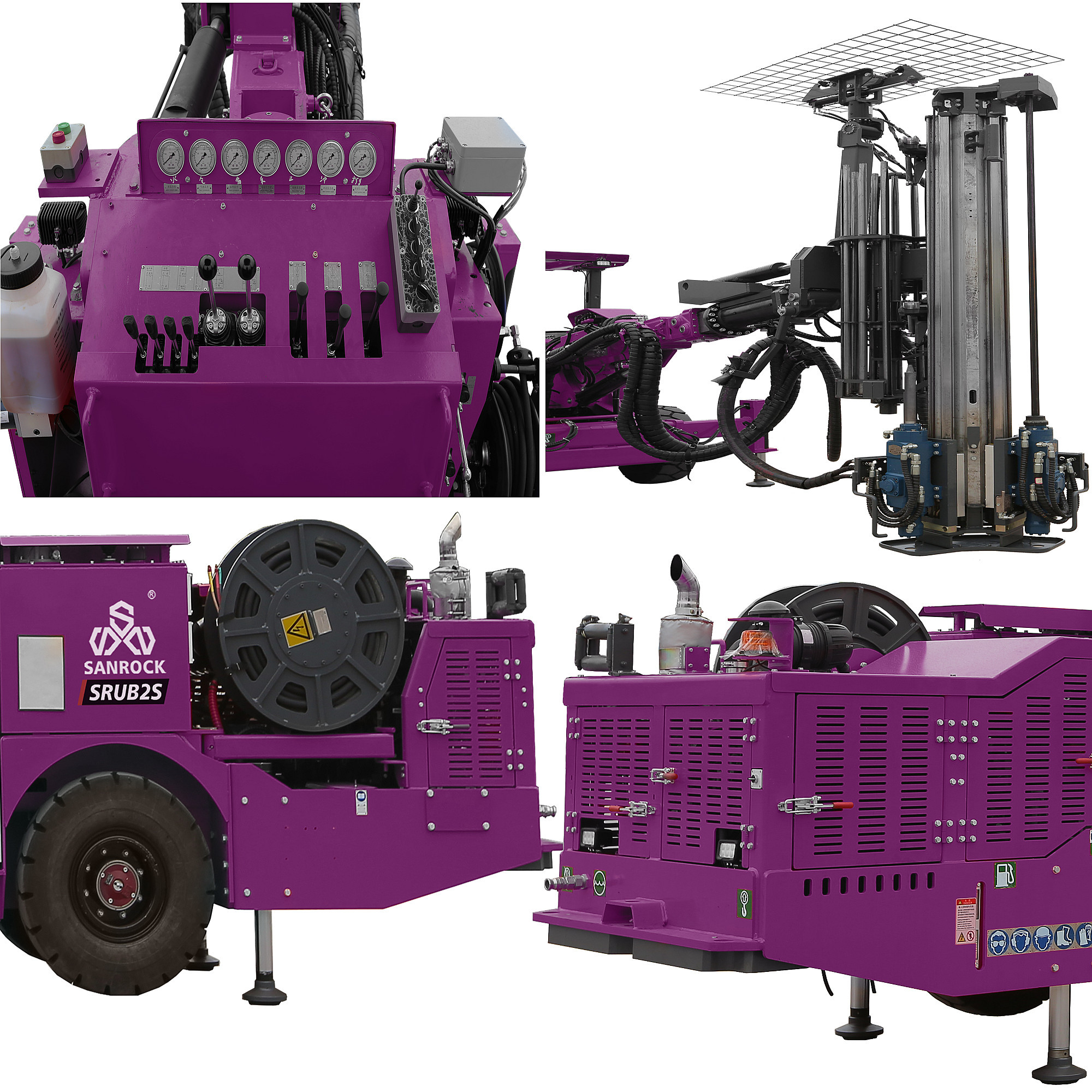 Hydraulic Drilling Rig Tunneling Rock Bolting Drilling Rig Jumbo Mining Drilling Equipment