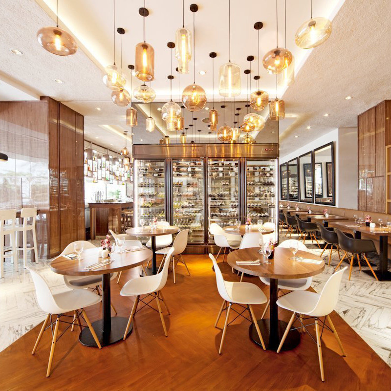Coloured glass pendant lights For Kitchen Bar Restaurant Lighting (WH-GP-02)