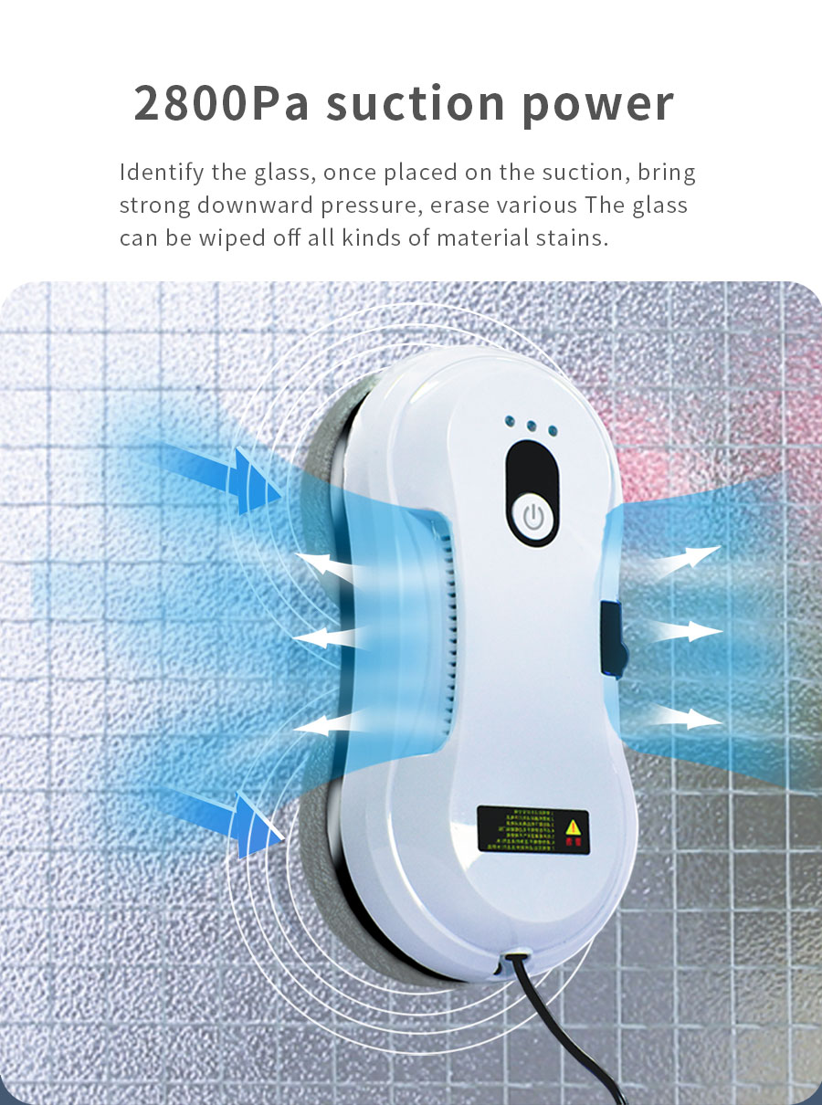 Vertical Auto Window Cleaner Robot 110V Household Automatic Window Washing Machine