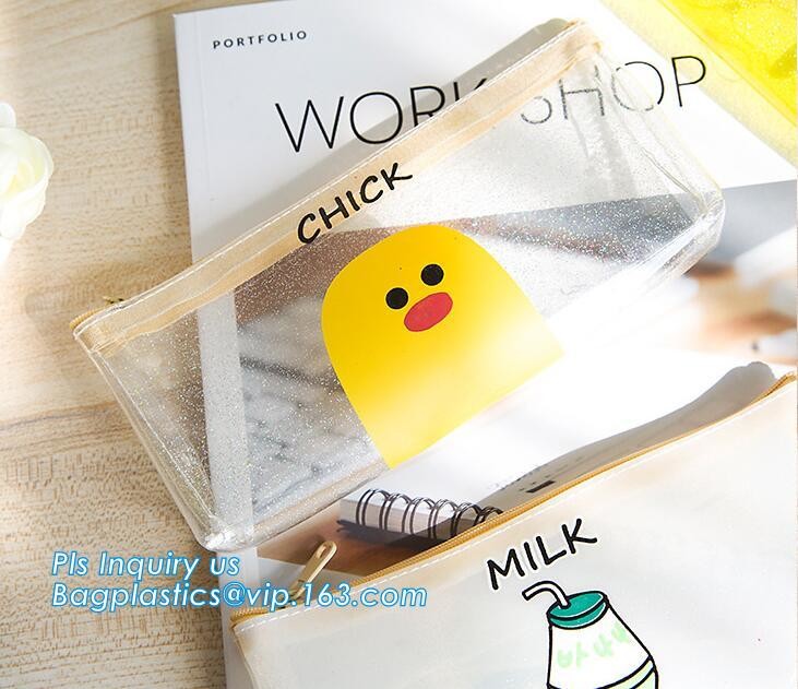vinyl slider bags/ PVC EVA zipper bag, vinyl toiletry zipper bag pvc slider bag custom zipper transparent slider eco-fri
