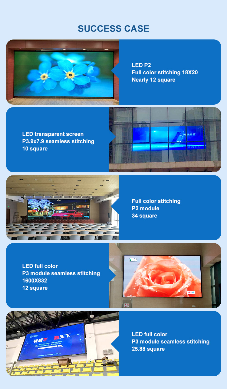 Video Wall Indoor Small Pitch LED Display Seamless Without Frame HRSIM-P1.66