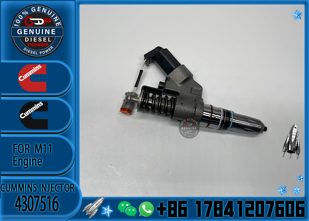 QSN14 Diesel Engine Fuel Injector 4307516-20 4307516 For QSM11 ISM11 M11 220 320