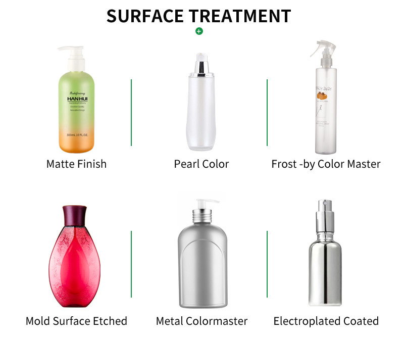 Frosted Decorative Shampoo And Conditioner Bottles 500ml 1000ml