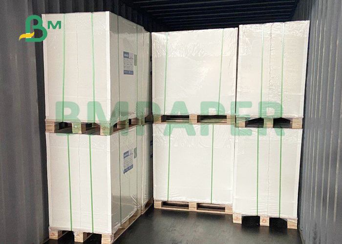 105gsm 115gsm Silk Coated Couche Paper For Magazine 24 x 36inch High Whiteness