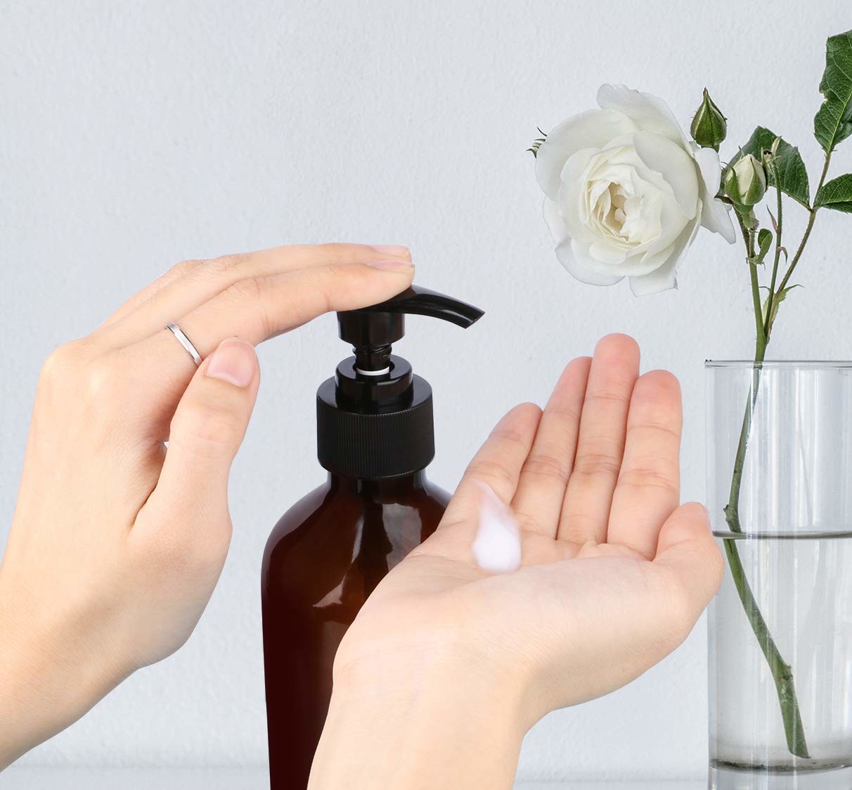 Home Bathroom Plastic Cosmetic Bottles Food Grade Non Toxic Odorless