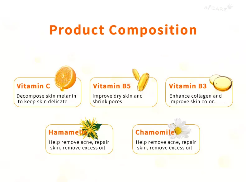 Face Cream Cruelty-free Anti-aging Whitening and Hyaluronic Acid Vitamin C Face Cream for Removal Melasma