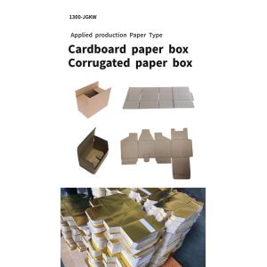 PLC Controlled 1300JGKW Folder Gluing Machine for Corrugated and Cardboard Boxes