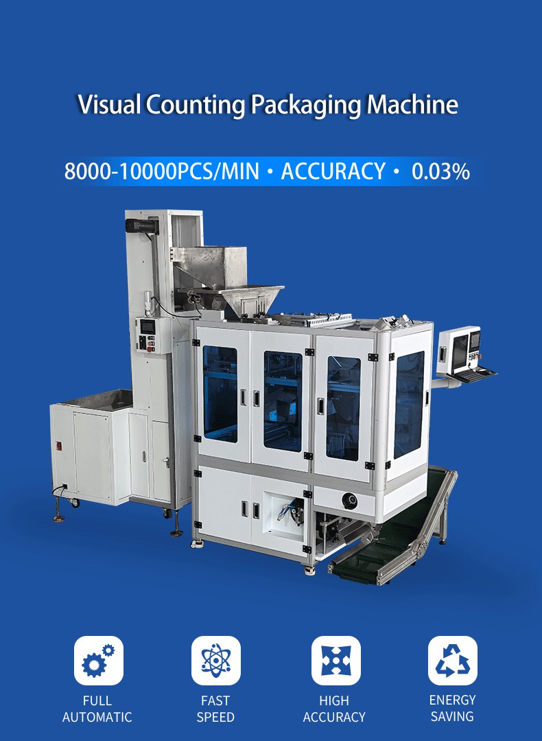 PE Film Counting and Packing Machine for High Accuracy Electronic Components Packaging