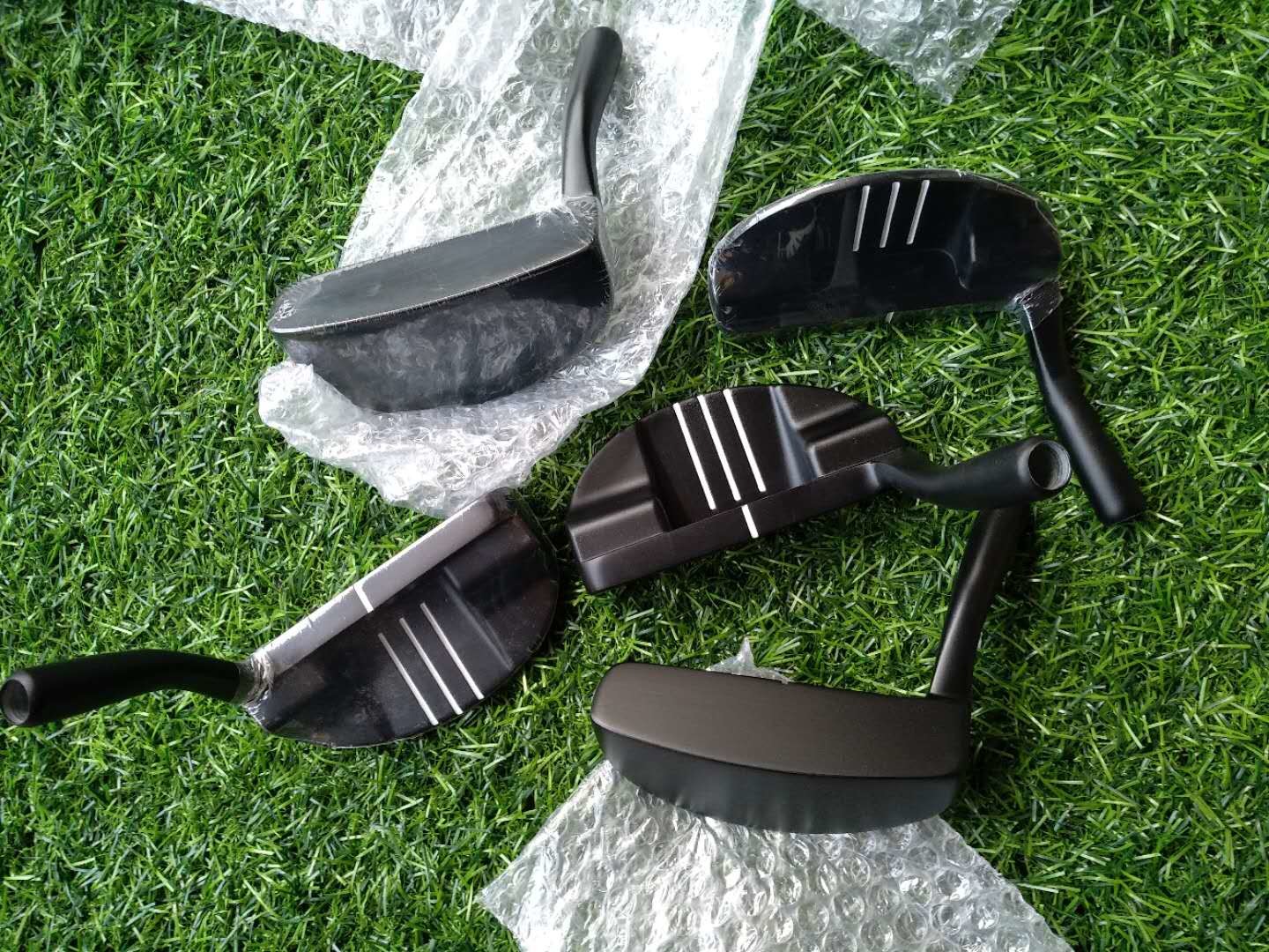 mallet golf putter, golf head , golf putter , complete golf putter