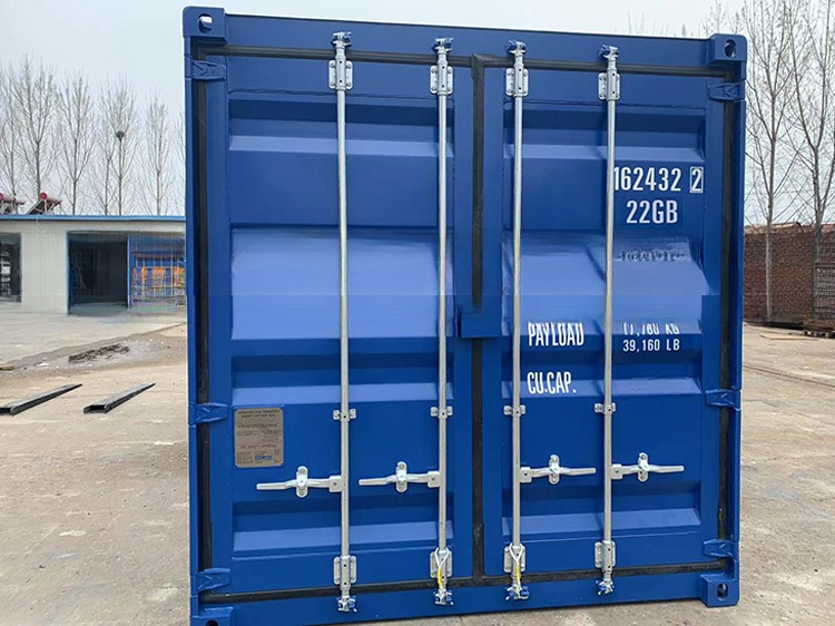 10ft 10 feet 10 foot Stainless CSC Plate Dry Storage Shipping Container Easy Open Personal Door 14.9CBM Capacity