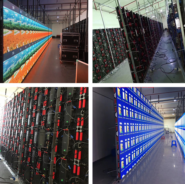 1920Hz P4.81 High Brightness Led Screen 500x1000mm Hanging Led Display