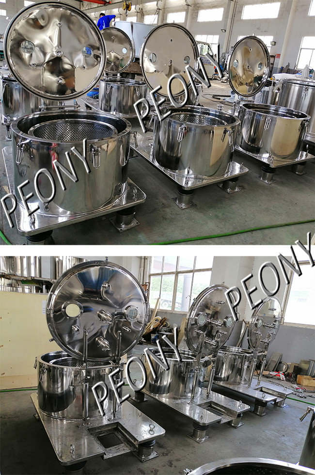 CBD / Hemp Oil Extraction Basket Centrifuge Machine , Separator - Centrifuge