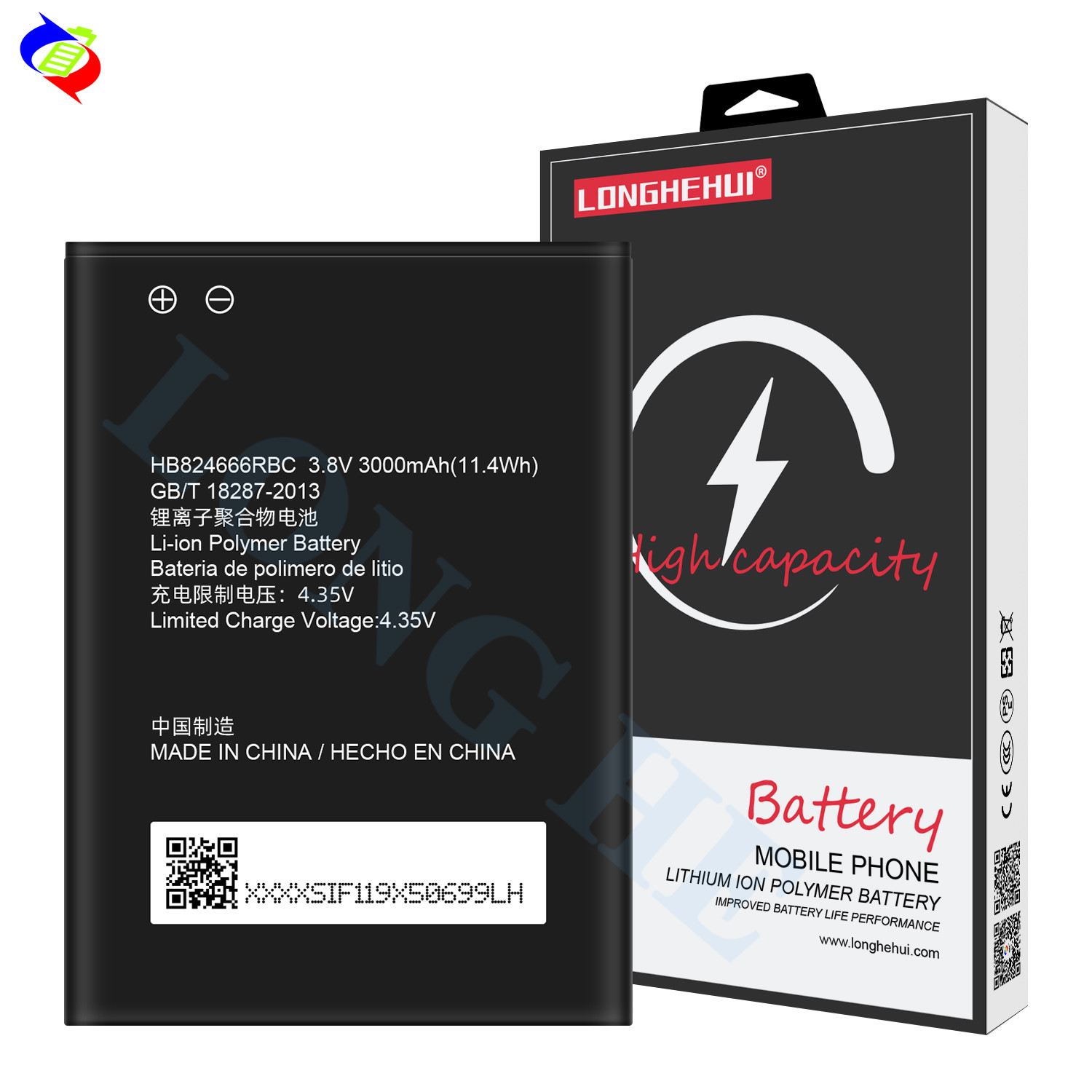 3000mAh HB824666RBC E5577 BBN1 BBK1 E5785 Mobile Phone Battery for Huawei Wife E5573