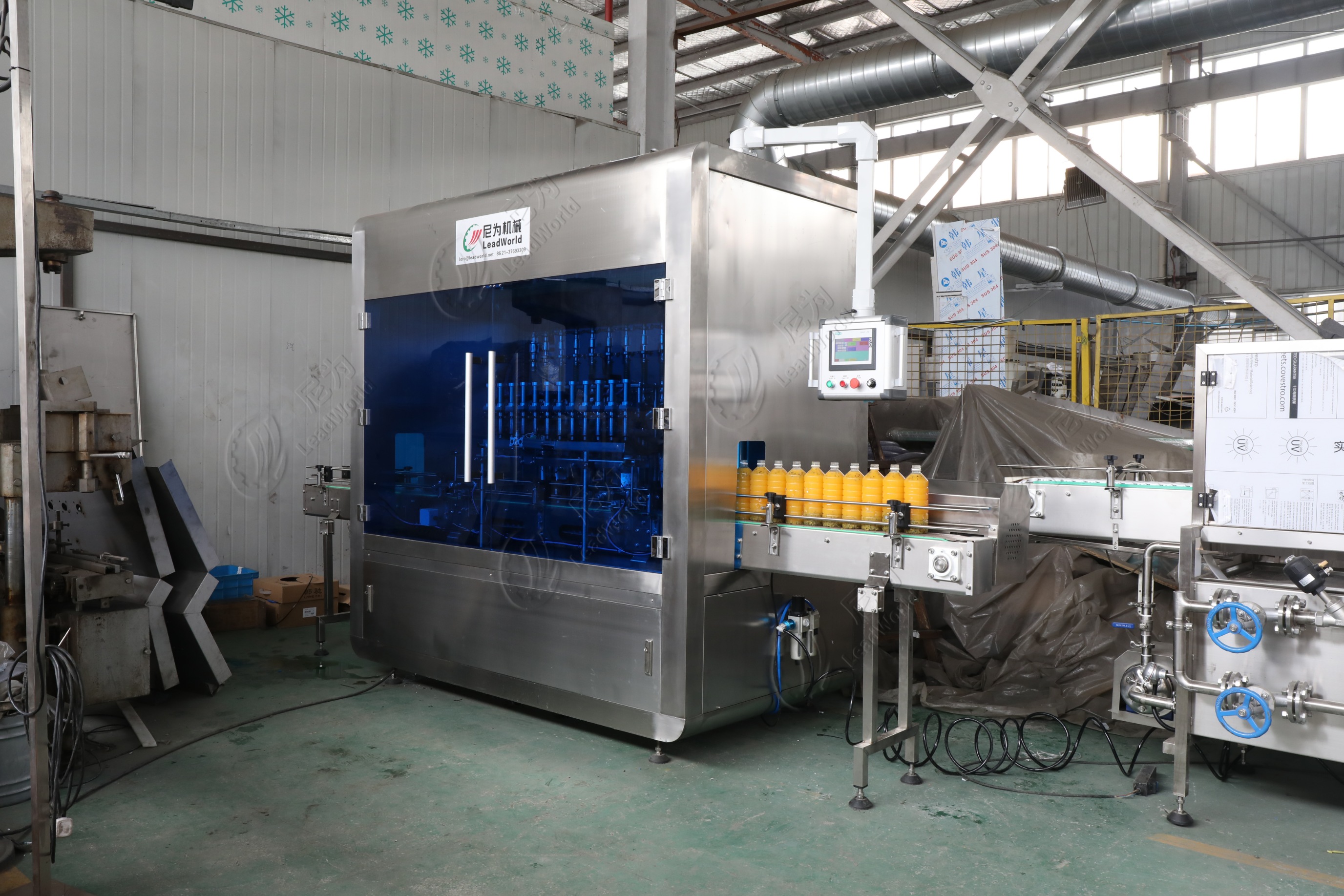 Glass Bottle Canned Food Vacuum Screw Capping Machine 380V