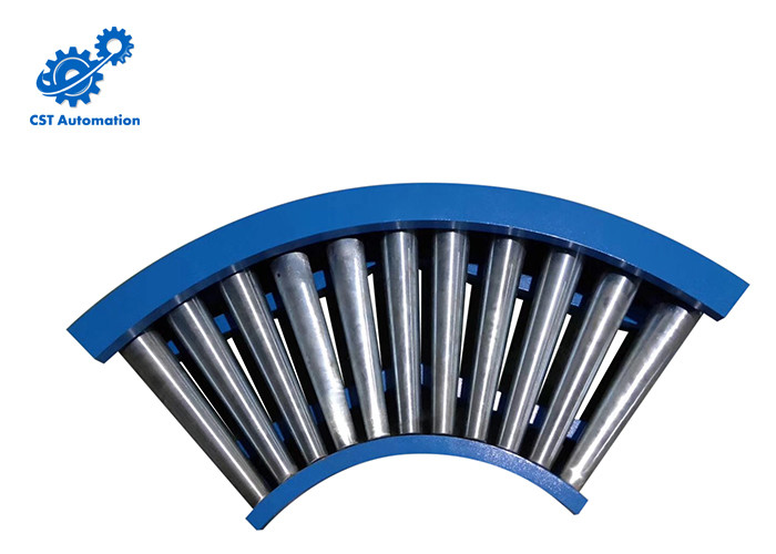 Stainless Steel 90 Degree Curved Roller Conveyor , 90 Degree Roller Conveyor