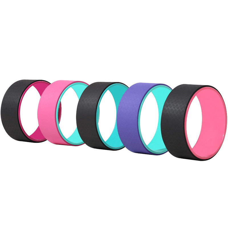 Pilates PVC TPE yoga wheel 2kg 15 inch 40cm Circle Fitness Back Training