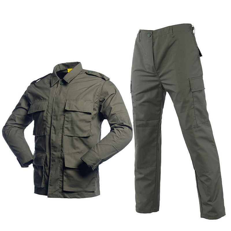 Woven Fabric Type Dark Blue Training Uniforms Clothes Suits for Customized Frog Uniforms