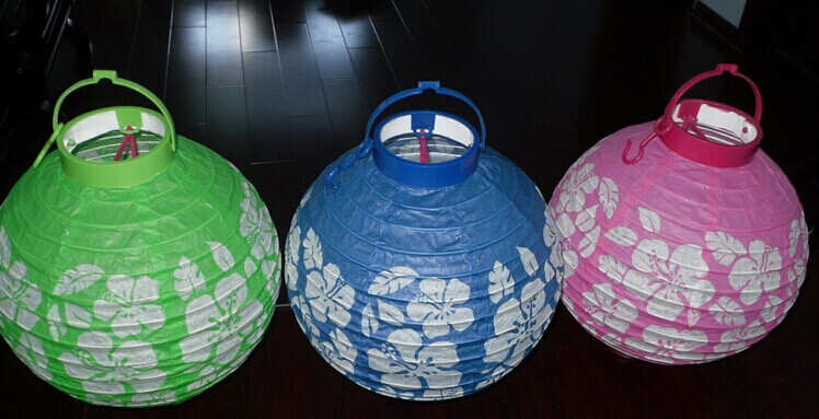 Battery Lantern, LED Paper Lantern, Solar Lantern, Festival Lantern, Ghost Festival Lantern；Special printing lantern