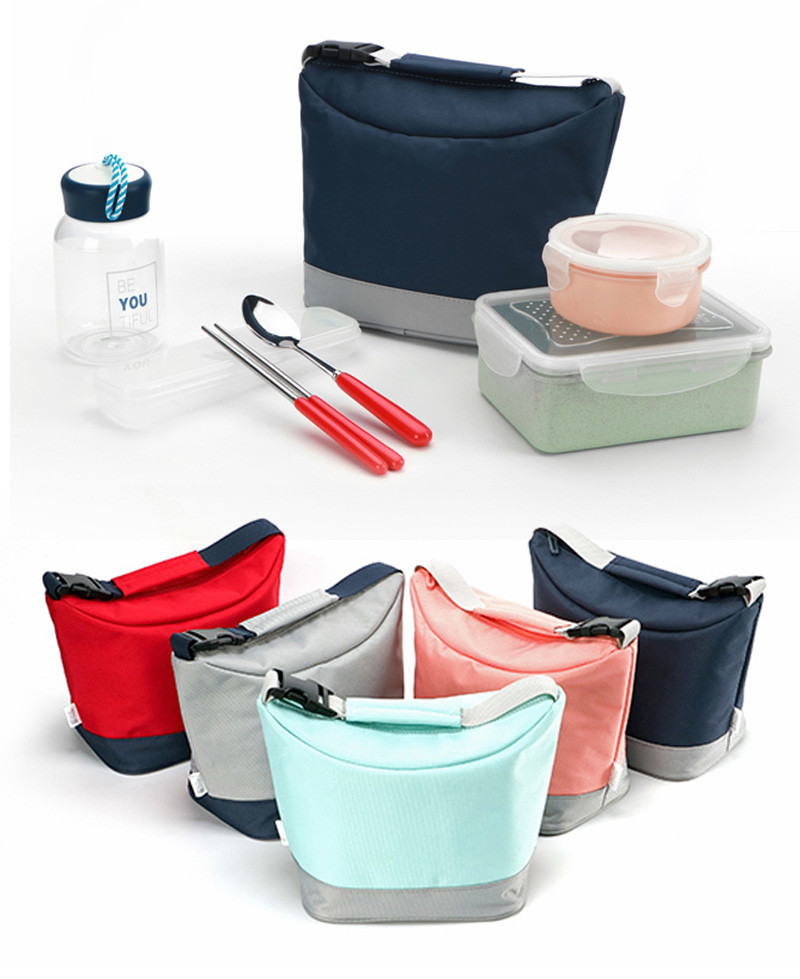 Children Oxford L20*D14*H18CM Insulated Lunch Cooler Bags