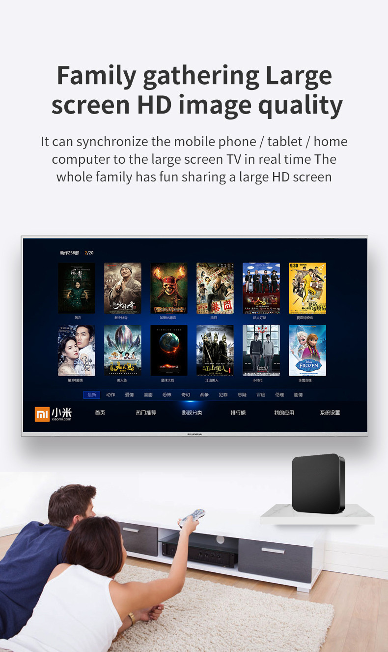 720P Meeting Room Wireless Presentation System IOS For Single Screen Sharing