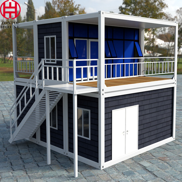 Zontop China Factory Standard Security Luxury 20 Ft 40ft Prefabricated Modular Container House Portable Home