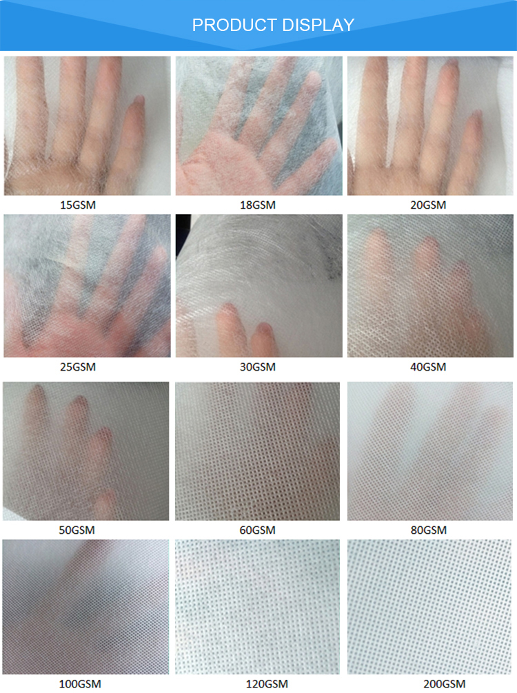 wholesale PP Non Woven Fabric Printed spunbond nonwoven fabrics
