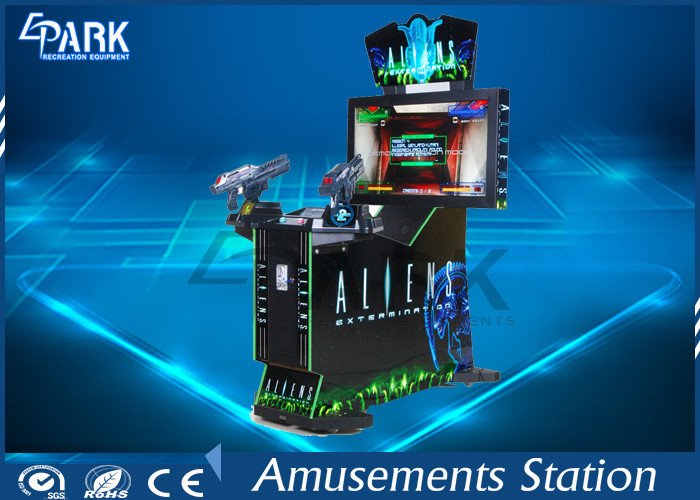 42 Inch Shooting Arcade Machines 2 Players 4 Types Guns HD LCD Screen