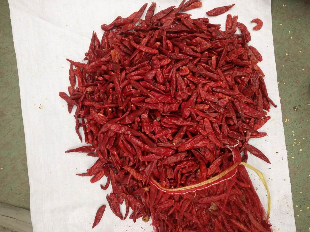 New Crop 4-7 Cm Asian Dried Chili Peppers Spicy Popular In Sichuan Restaurants