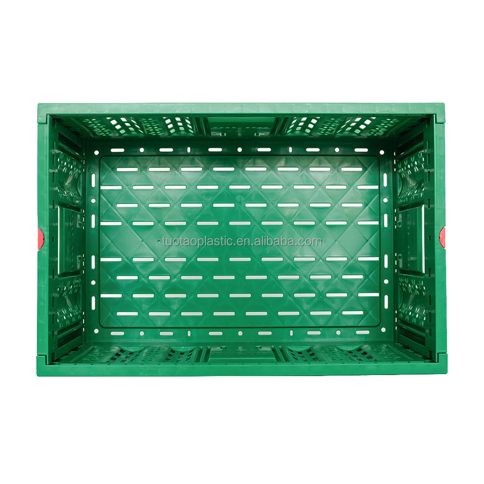 Stackable Plastic Storage Box Tote Foldable and Mesh Style with Durable Lid Included