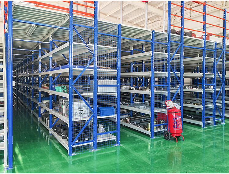 Customized and Maximum Capacity Load Multi-Level Shelving with Powder Coated Finish
