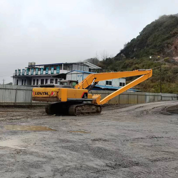 Heavy Duty Long Reach Excavator Booms for 0.4cbm Bucket Capacity, Depend On Excavator Model Counter Weight
