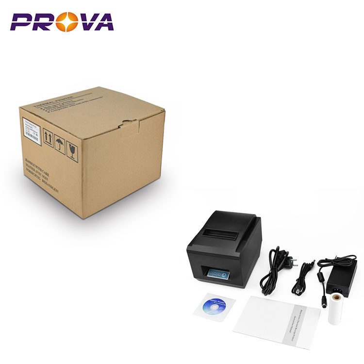 Low Power Consumption 80mm Thermal Printer Easy Maintenance With Auto Cutter