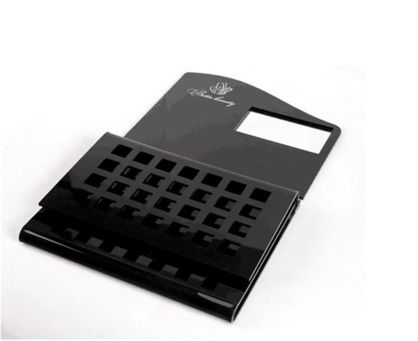 acrylic black cube makeup organizer drawer display