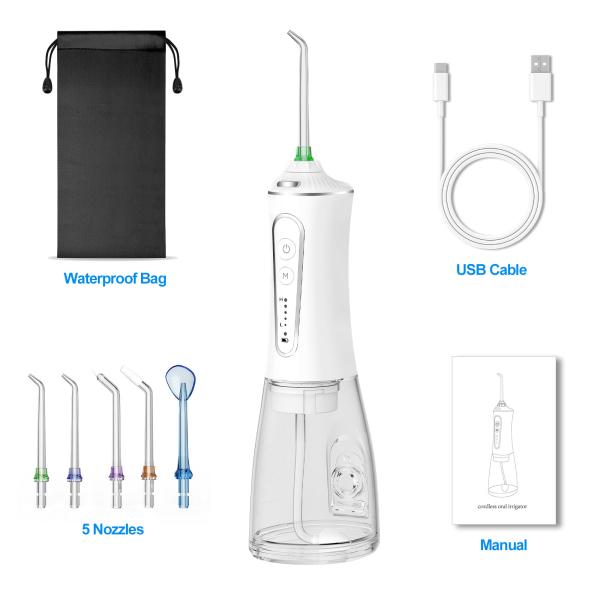 Electric Dental Water Flosser Portable Teeth Cleaner and Oral Irrigator for