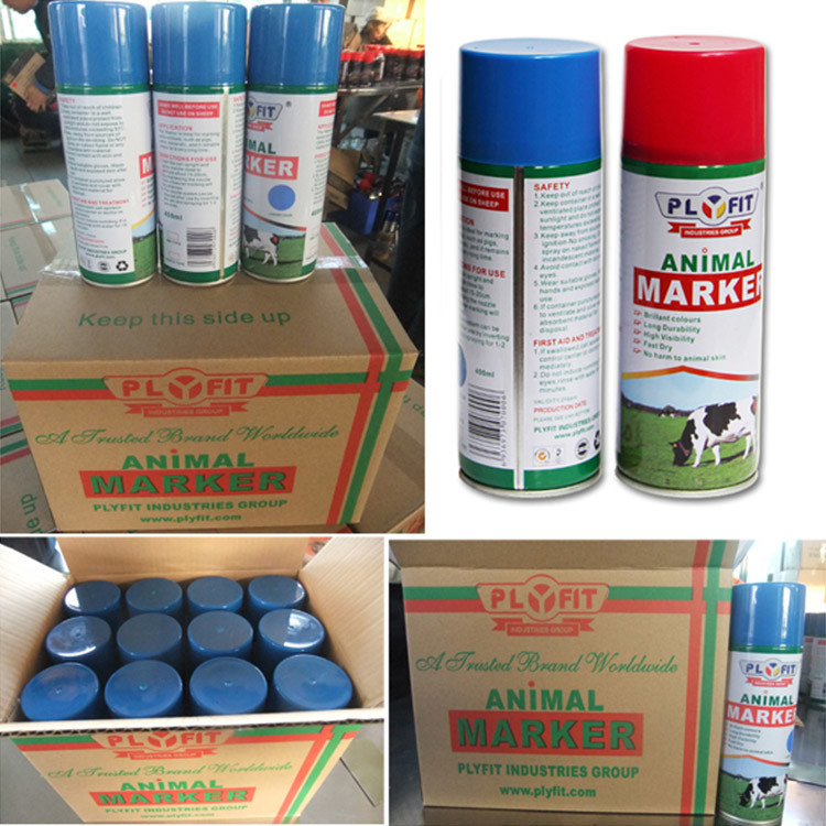 500ml Plyfit Sheep Marking Paint Eco Friendly Color Tail Animal Marking Spray Paint