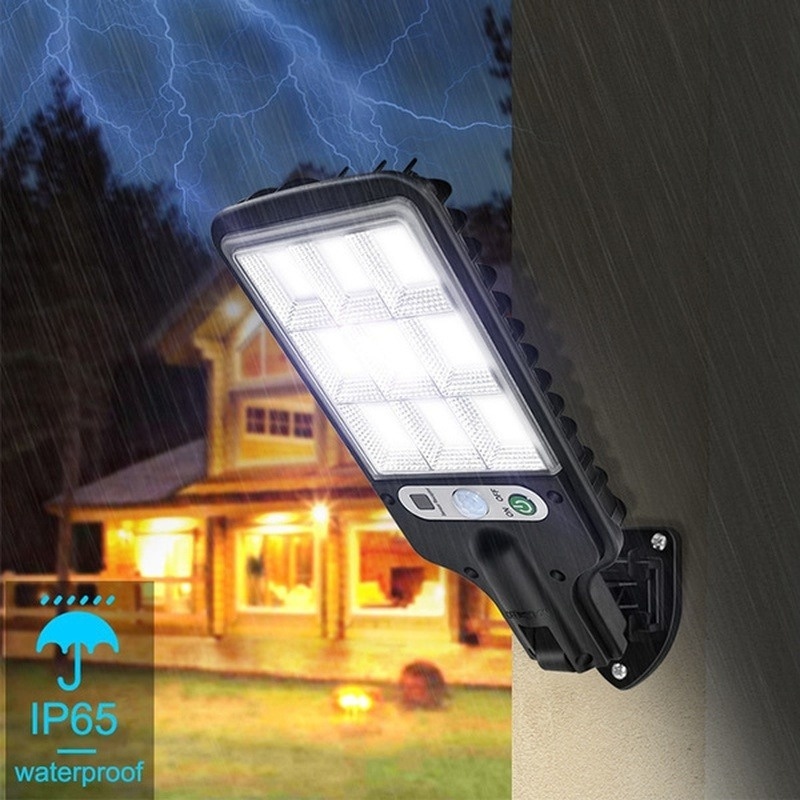 3500K Motion Sensor Solar Street Light 3.5W Motion Activated Street Lights