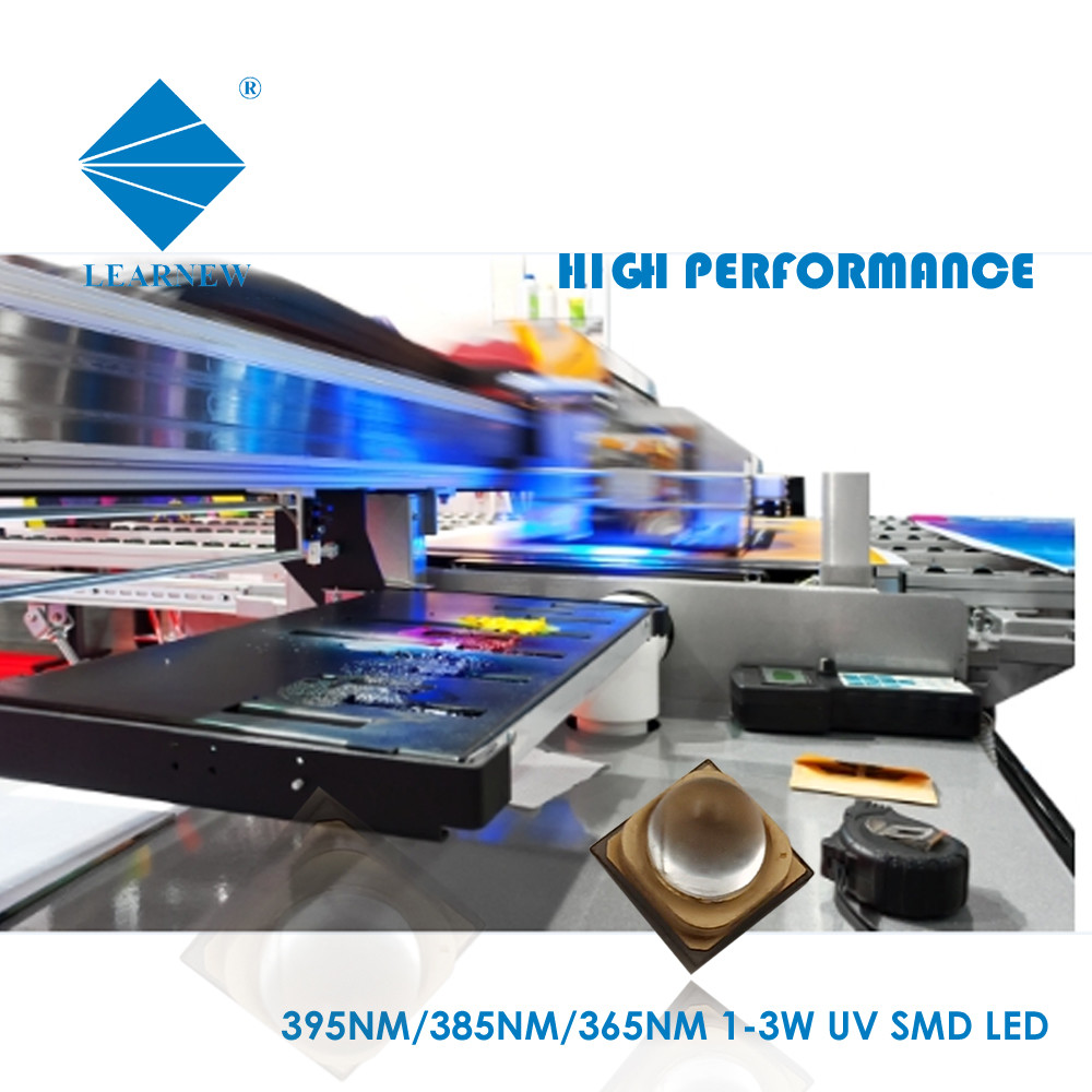 3838 Type Uva Led Chip Smd 365nm 385nm 395nm Uv Led Diode 3w 700mA