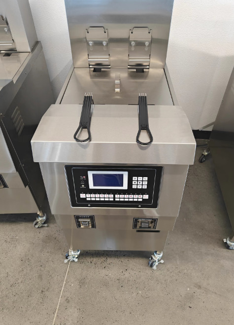 304SUS Gas Chips Commercial Open Deep Oil Fryer