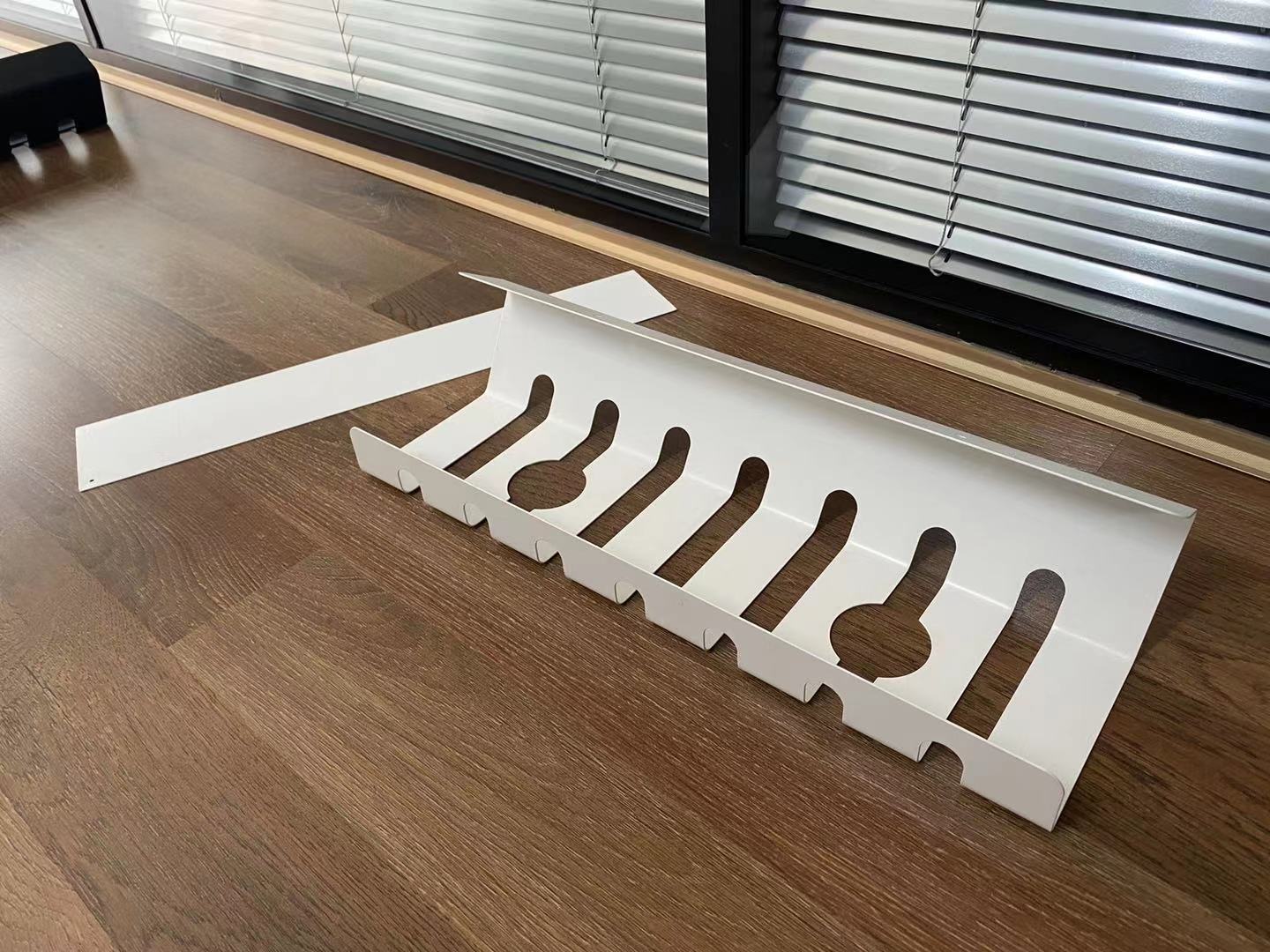 Desk Cable Basket Without Drilling Under Table Cord Holder for Neat Wire Organization