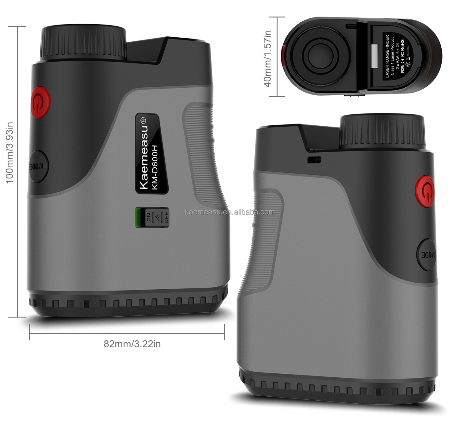 450m High Precision Rangefinder Golf Range Finder Distance Meter Laser Works Rangefinder