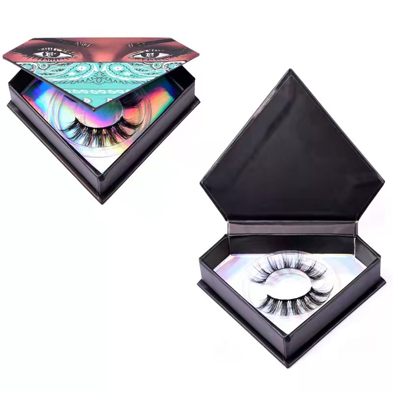 Custom Special Magnetic Eyelashes Packing Box for Lashes Storage Colorful Industrial