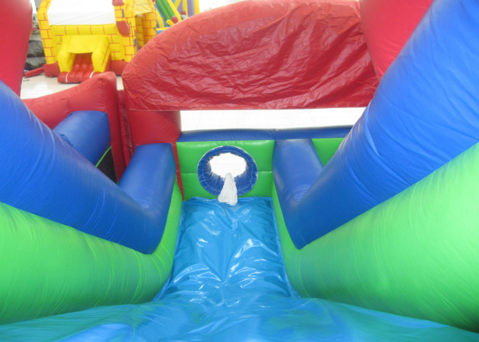 Giant Inflatable Assault Course , Outdoor Game Boot Camp Bouncy Obstacle Course