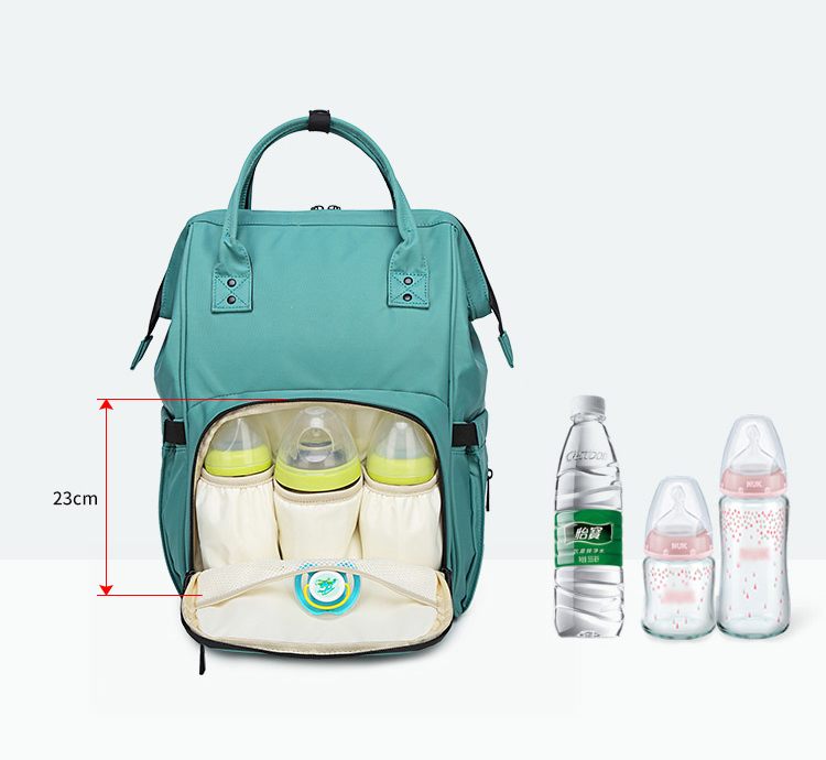 Multifunction Nylon Women Diaper Bags Bookbag 30*12*36cm