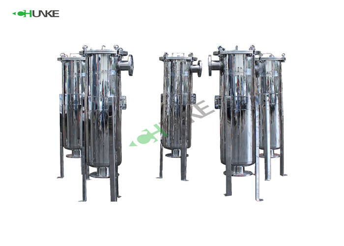 Water Filtration Cartridge Filter Housing Stainless Steel 304 316 Material