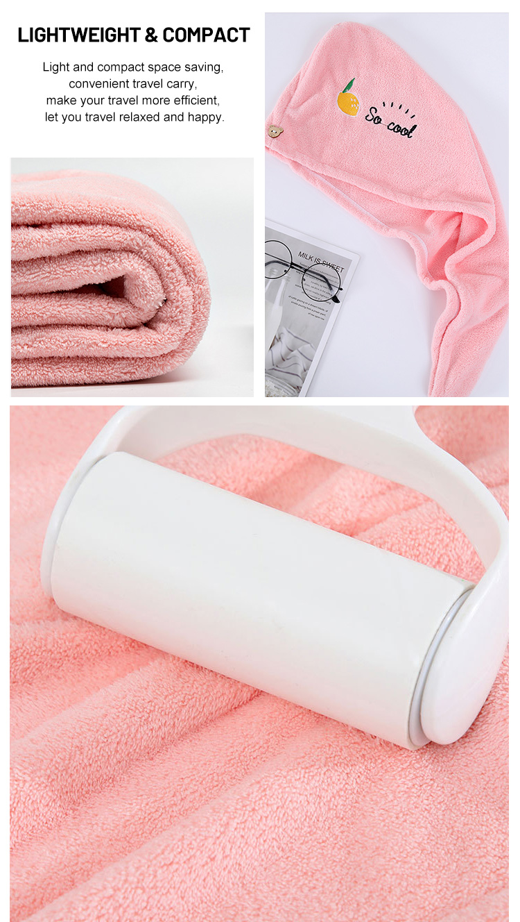 Square Magic Super Absorbent Microfiber Hair Towel Wrap for Women Quick Dry Turban Wraps Hair Drying Towel