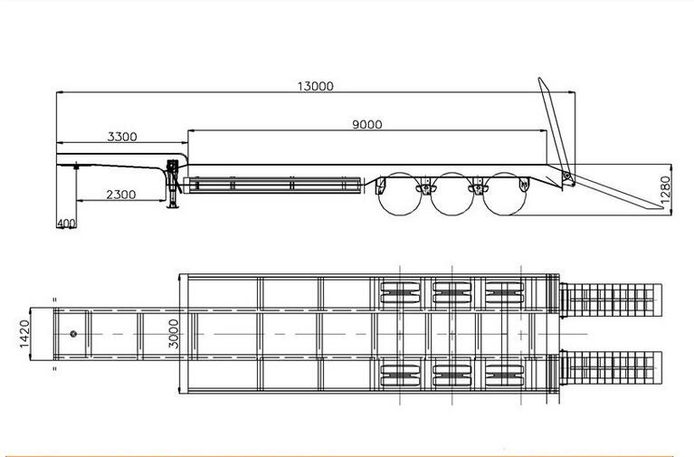 Best Folding Lowbed Trailer for Heavy Objects Transportation Customer's Requirement