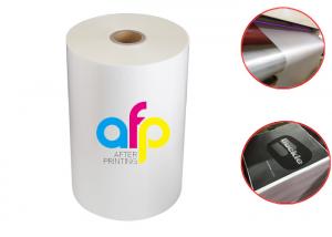  Double Side Corona Treated Thermal Laminate Roll , Spot UV Varnish Thermal Film Manufactures